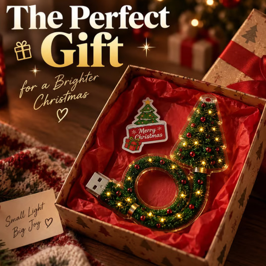 Magical Christmas Tree USB Projector Light