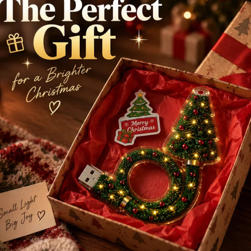 Magical Christmas Tree USB Projector Light